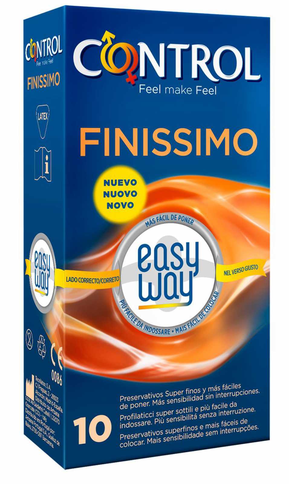 Controle Controle EasyWay Finissimo 10 uds