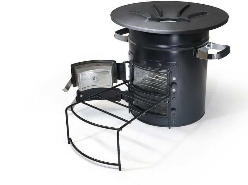 Origin Outdoors Raketenofen Skadi mit Transporttasche Drogebrandstofkookstel (zwart)
