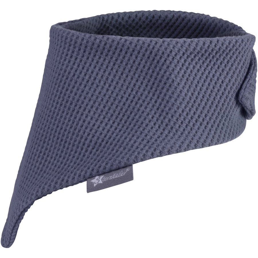 Sterntaler Halstuch Waffelpique graublau