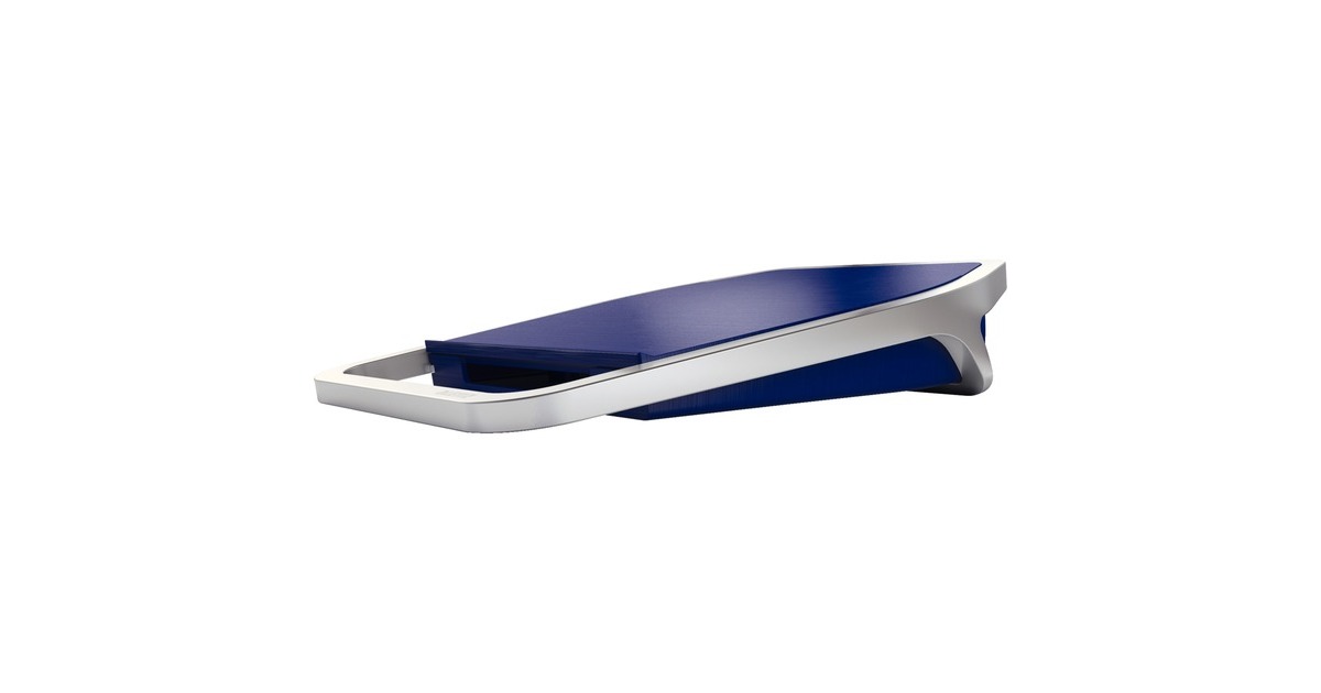 LeitzStyle USB-oplaadstation, 2 poorten  (Blauw)