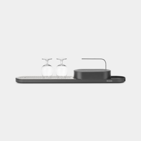 Organiser met afdruipbak SinkStyle, 2-delig - Mineral Infinite Grey