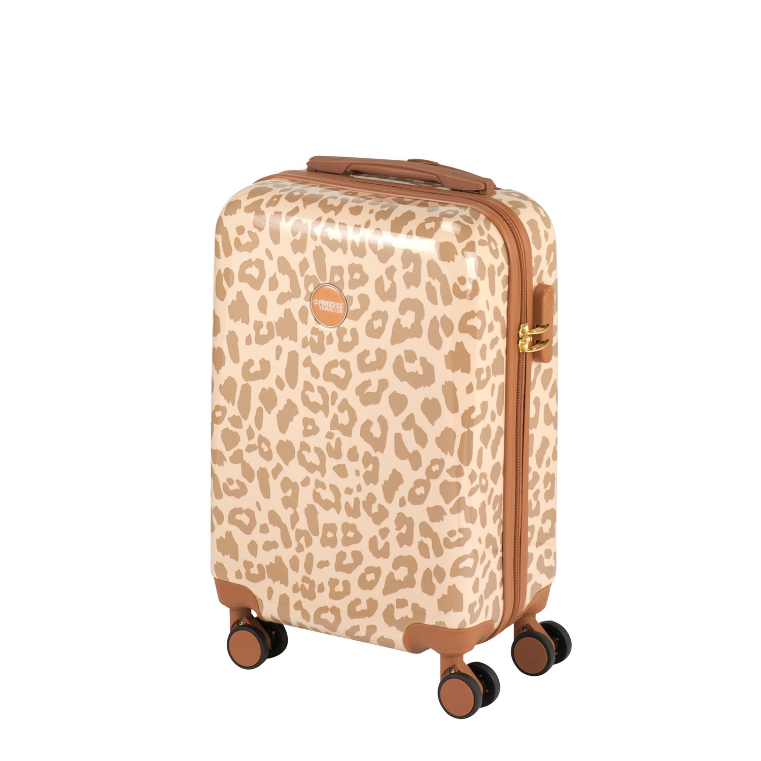 Princess Traveller Animal Print Cabin Trolley leopard