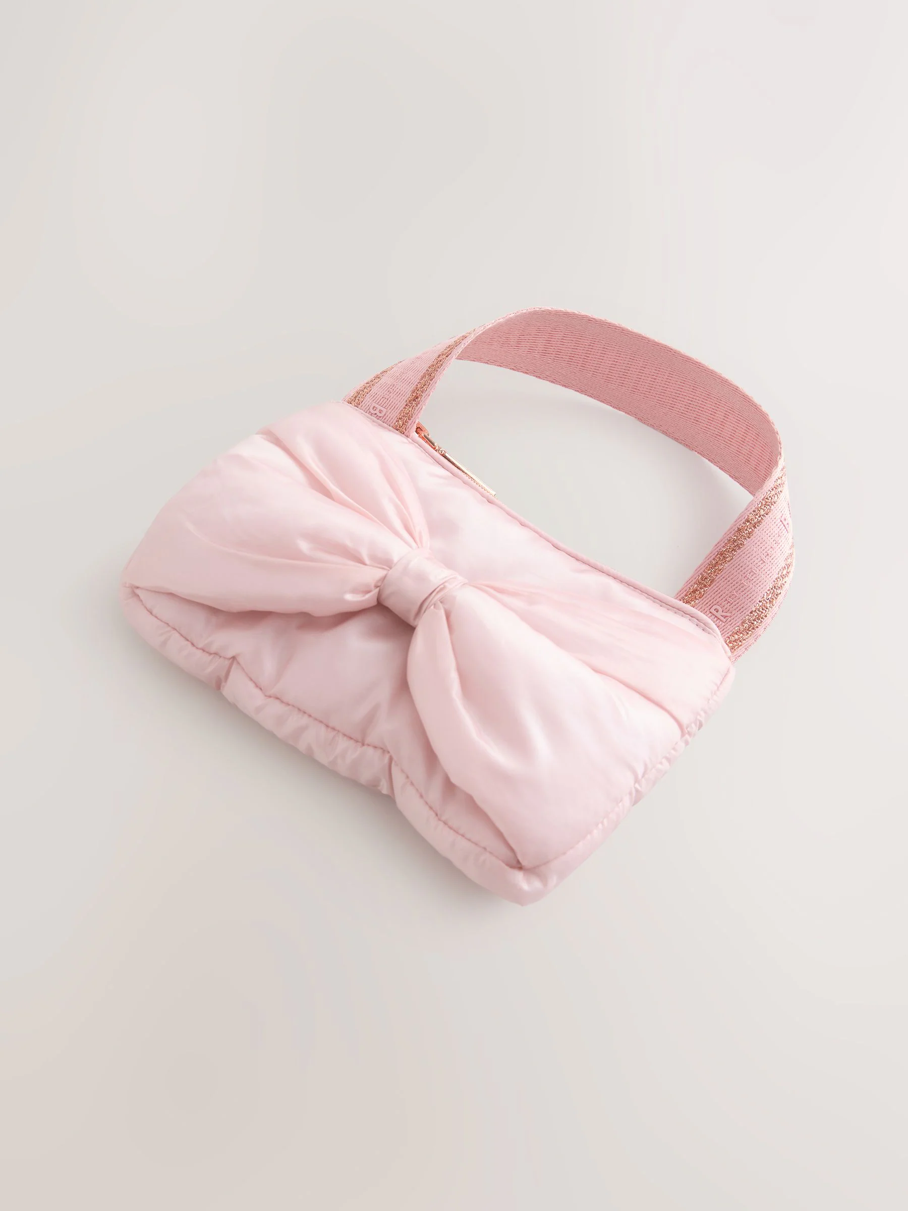 Roze - Baker by Ted Baker Regenbestendige gewatteerde jas met geschulpte rand en afneembare tas