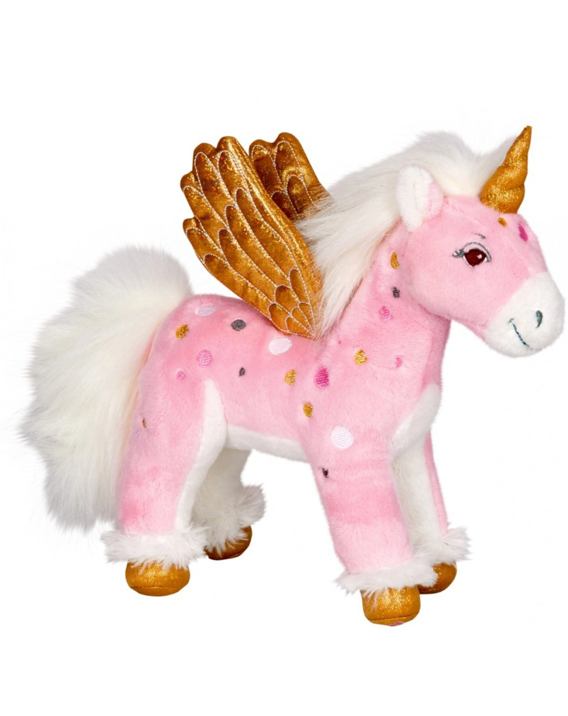 Kuscheltier EINHORN BLINKI (27 cm) in rosa