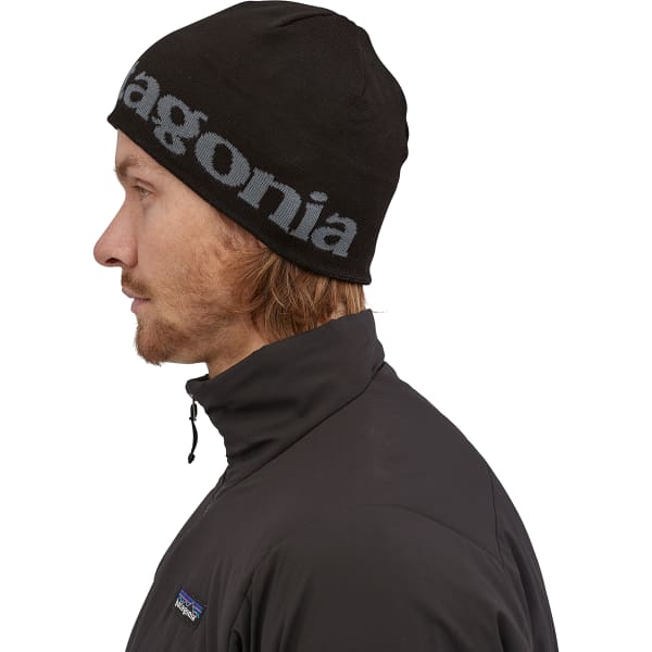 Bonnet PATAGONIA BEANIE HAT LOGO BELWE: BLACK