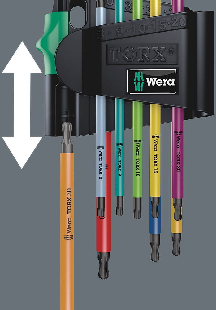 Wera 967/9 TX BO Multicolor 1 SB Winkelschlüsselsatz kaufen | Bike-Discount