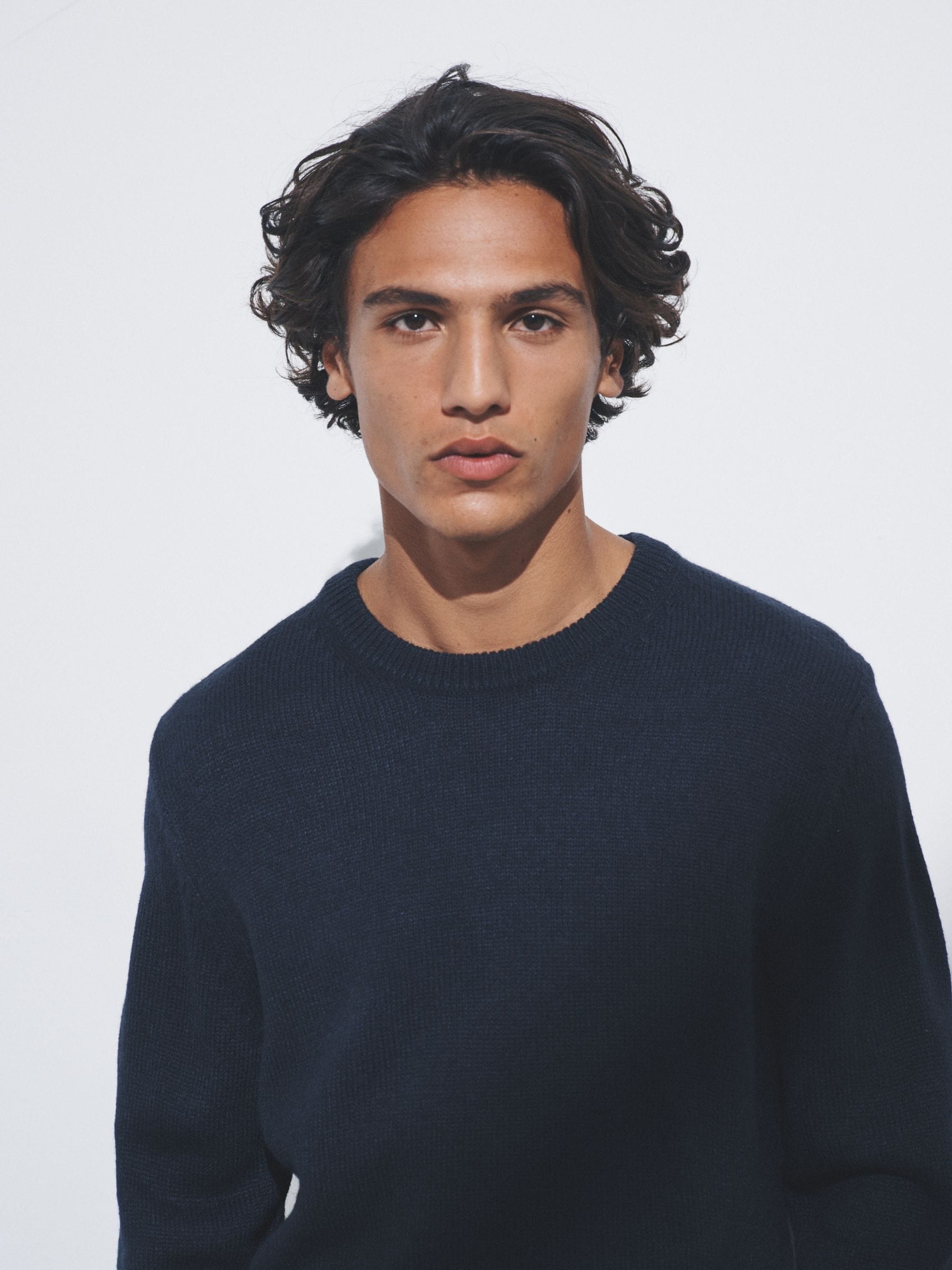 Bruin/donkerblauw - The Set 2 Pack Crew Neck Knitted Jumpers