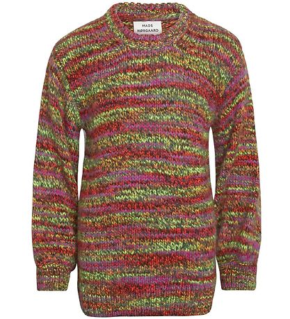 Mads N?rgaard Bluse - Akryl/Uld - Kollina - Multi Neon Orange