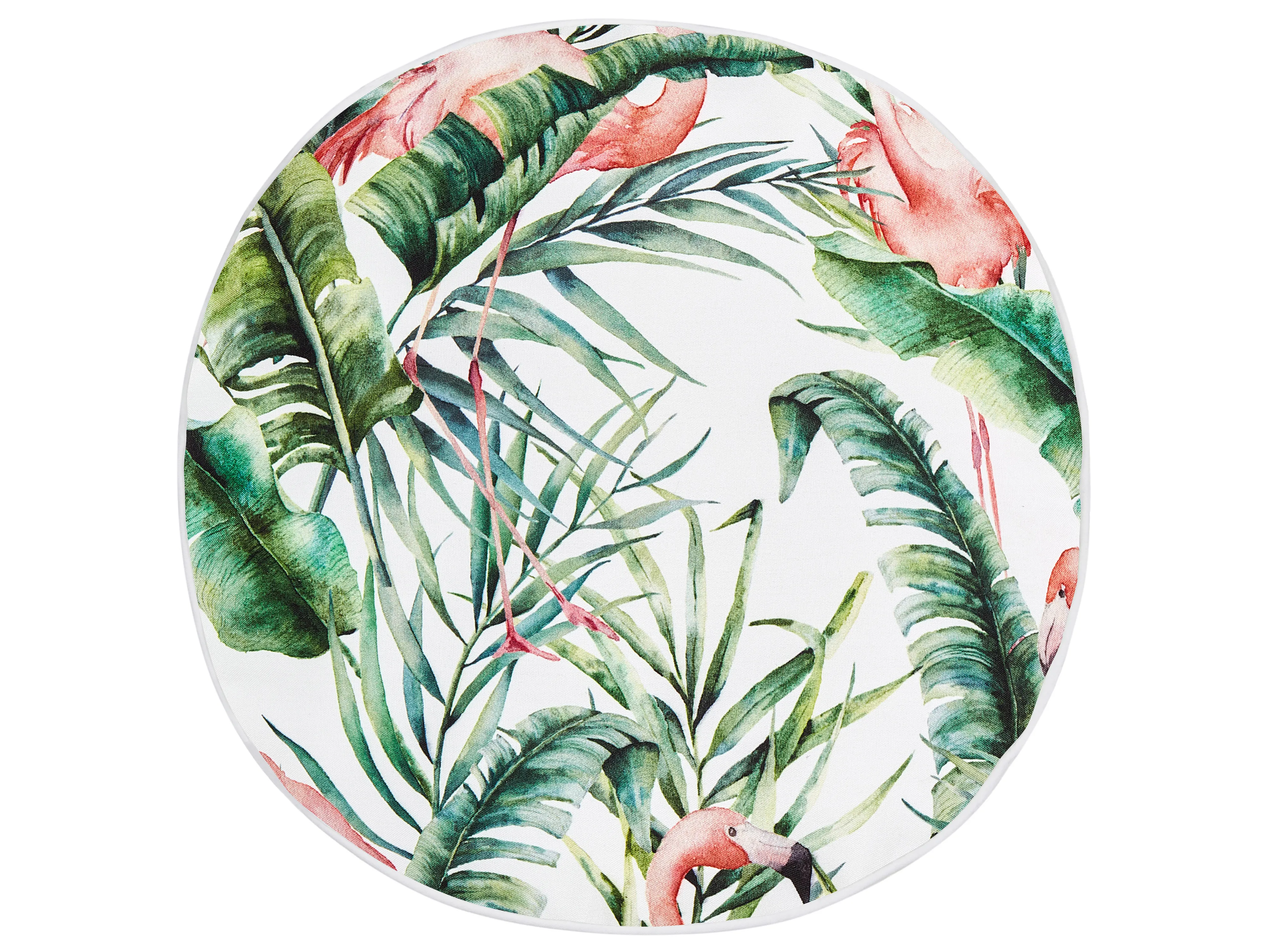 Set van 2 tuinkussens ELLERA dierenprint 40 x 40 cm Groen