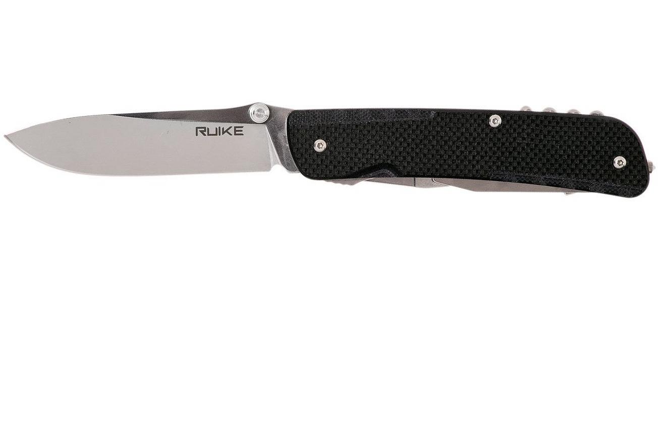 Ruike LD21-B Trekker zakmes, zwart