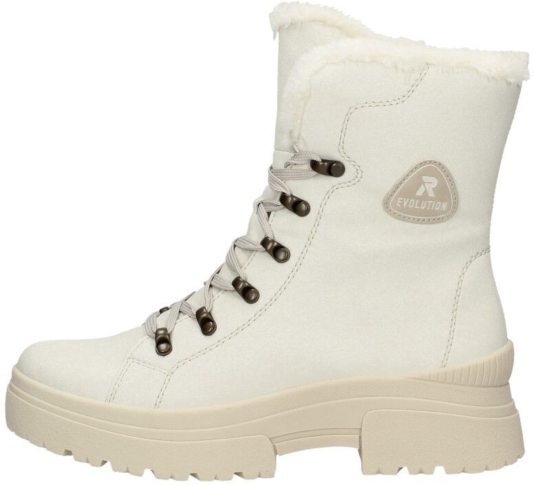Rieker Veterschoenen Hoog gebroken wit
