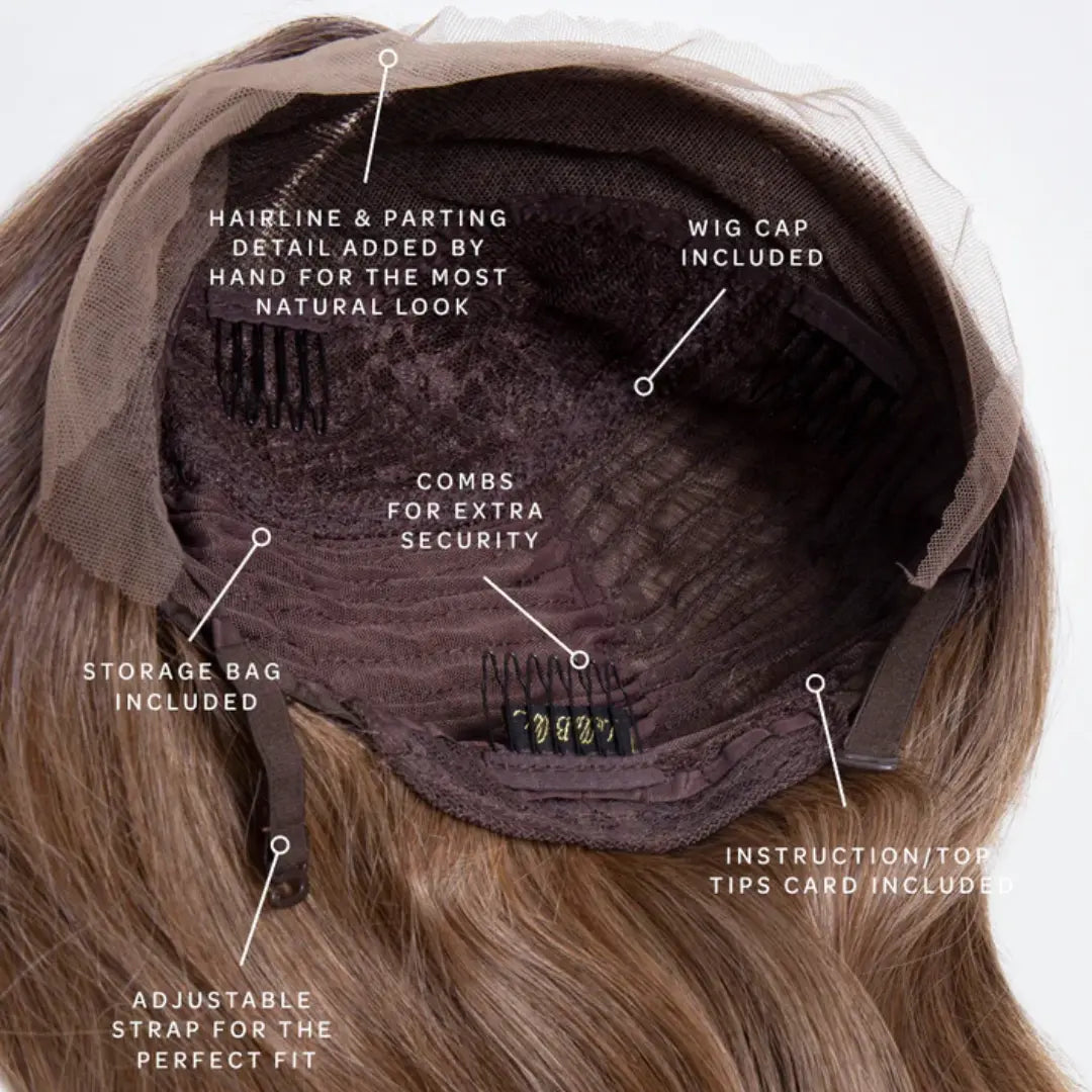 The Mya Balayage Bronde Midi Curve Lace Front Wig