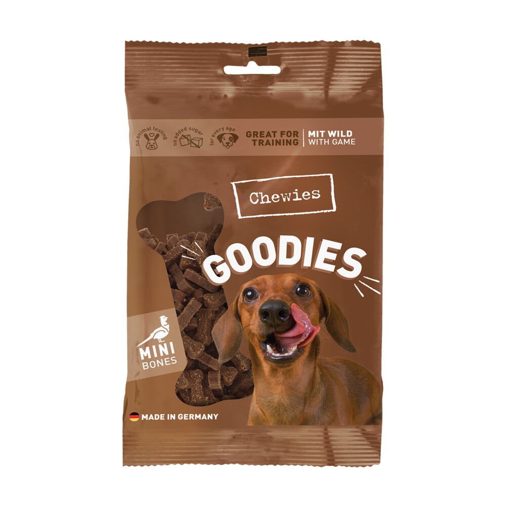 Chewies Goodies Hondensnacks Mini Wild125 gr
