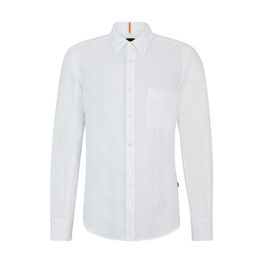Boss Orange Relegant Langærmet Skjorte, White, S