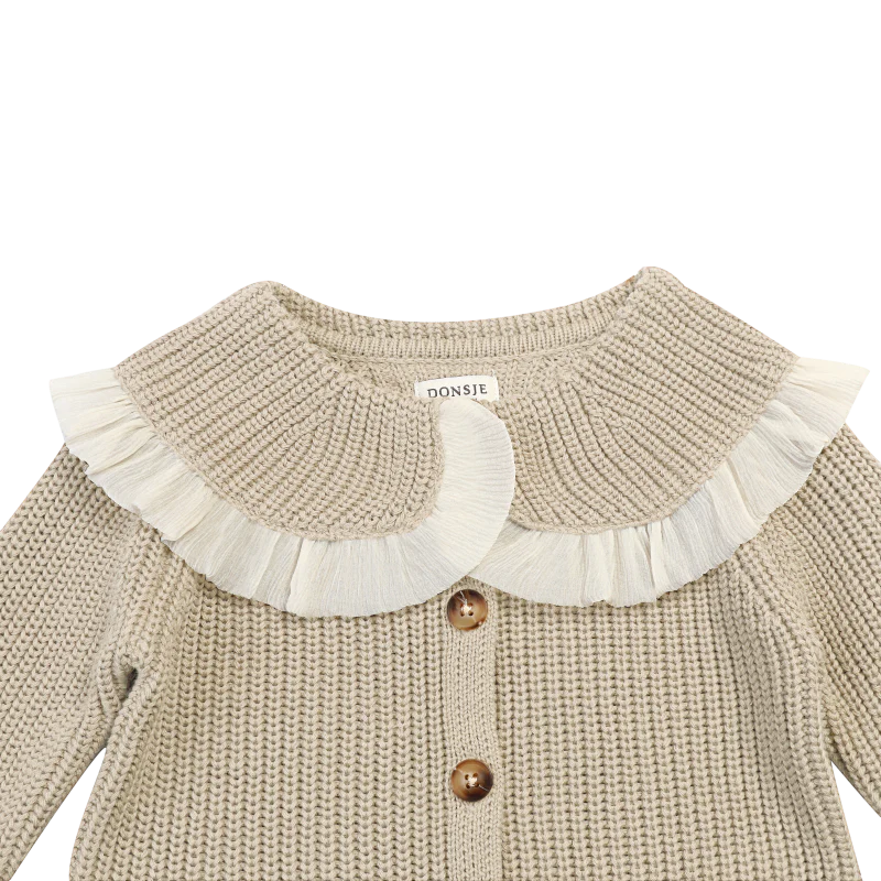 Zoila Cardigan | Oyster Grey