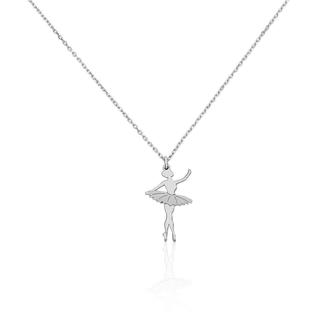 Collier Ritej Argent Blanc
