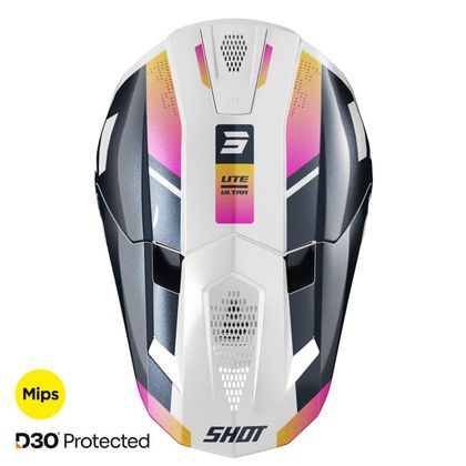 Casque cross Shot LITE - ULTRA 2025 - Bleu / Orange
