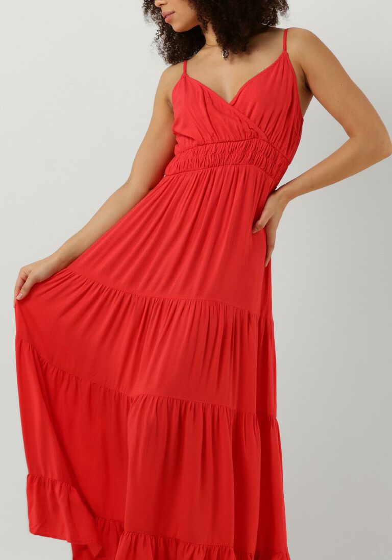 Y.A.S. rode y.a.s. maxi jurk yassirala sl ankle dress
