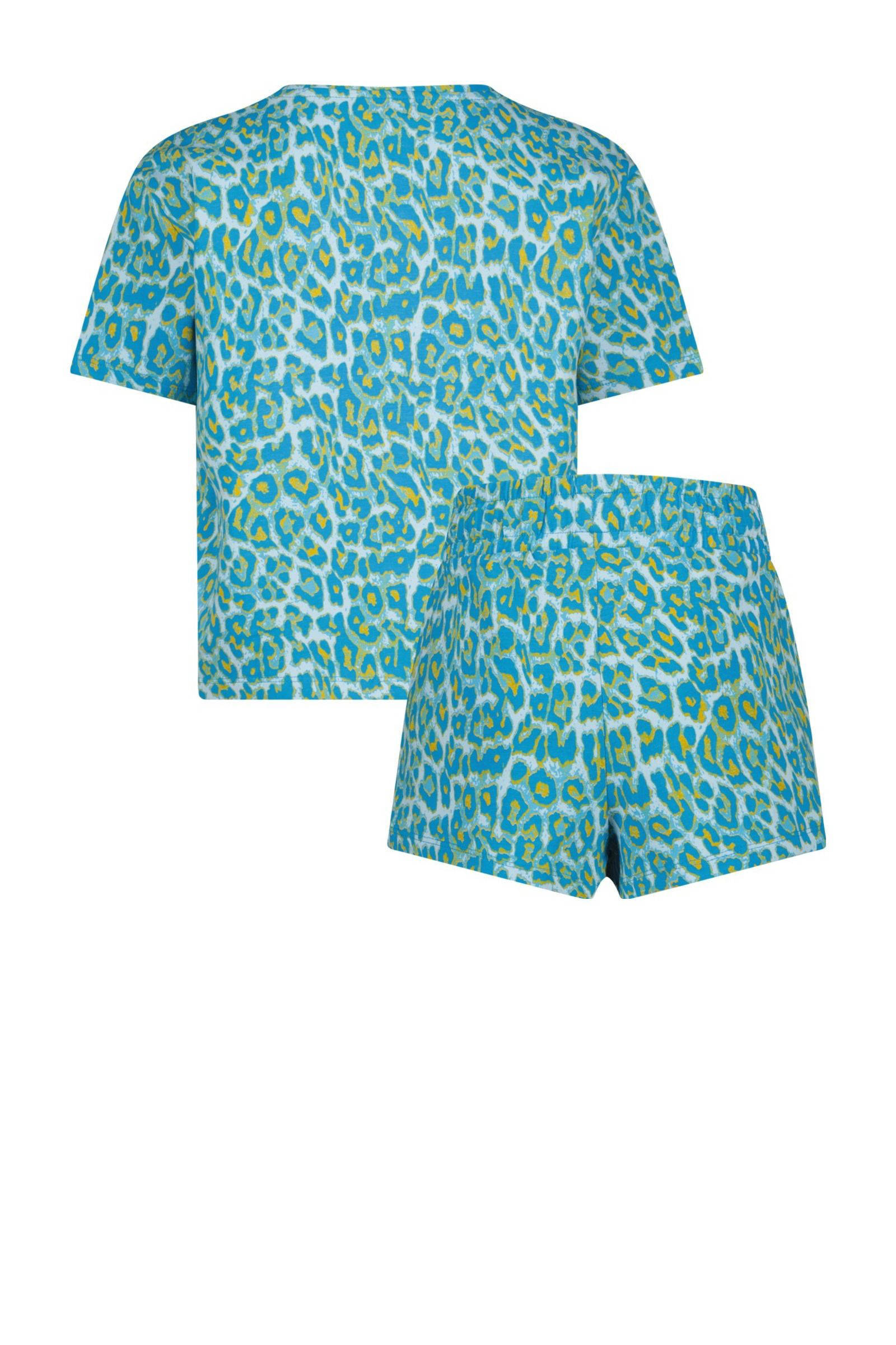 Vingino shortama Animal lichtblauw