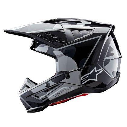 Casque cross Alpinestars SUPERTECH S-M5 - ROVER 2 2023 - Noir / Gris