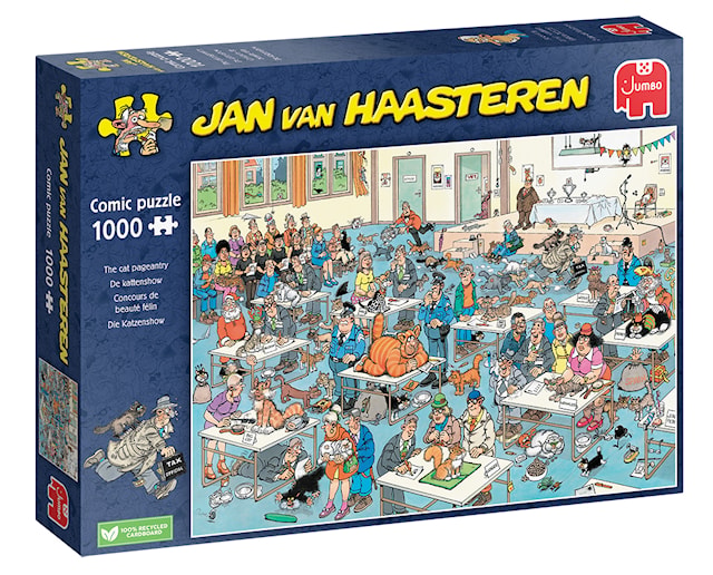 Jan Van Haasteren Kattenshow Pussel 1000 bitar, Jumbo