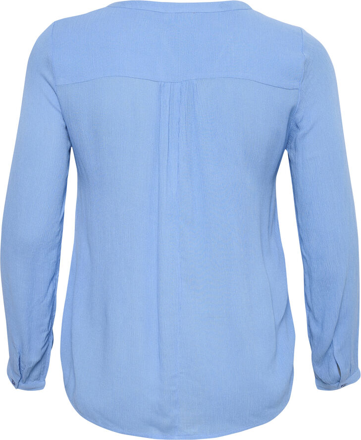 Kaffe Curve KCami LS Blouse Vista blue