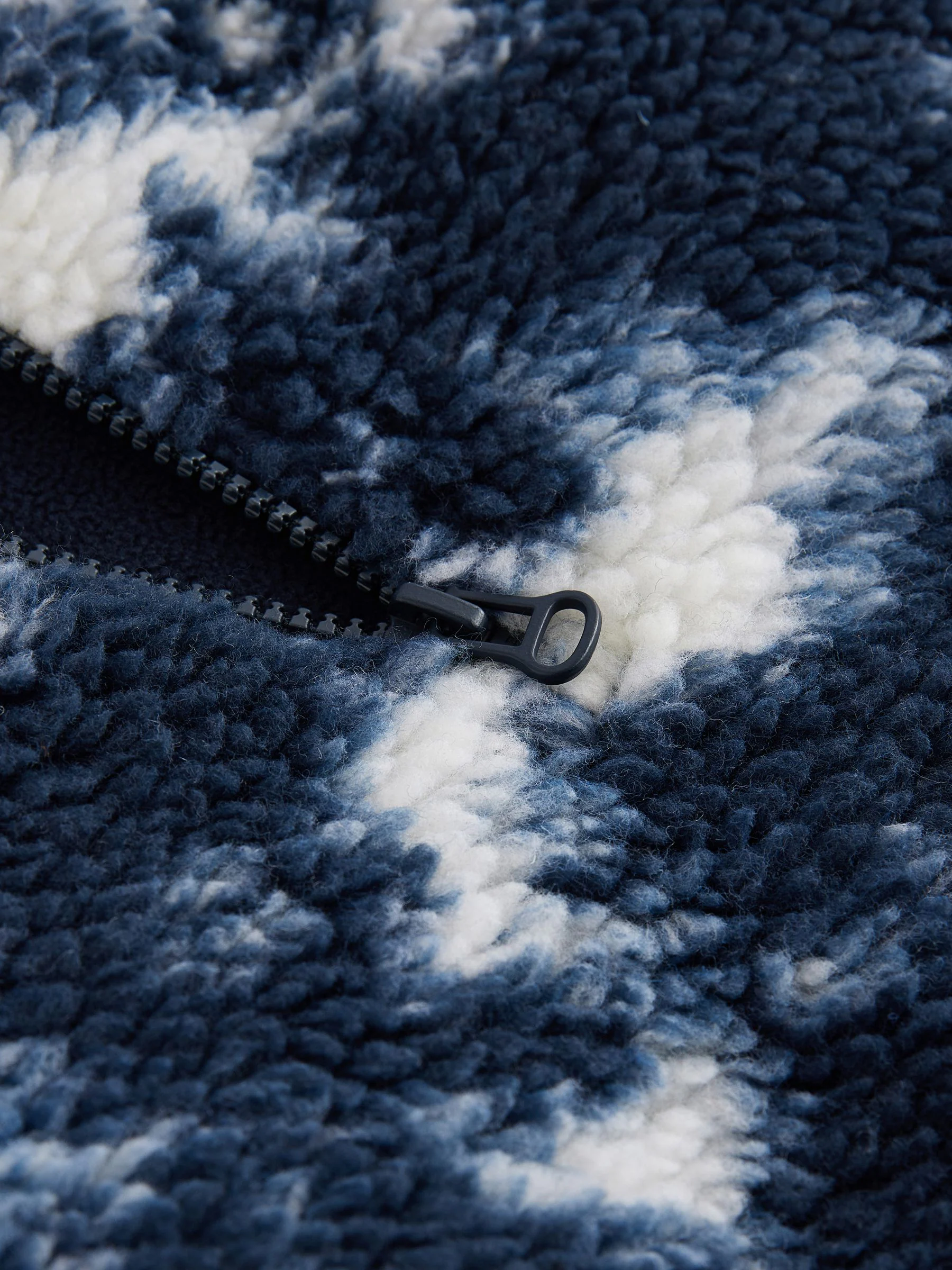 Blauw - Active Teddy Borg Fleece Jacket