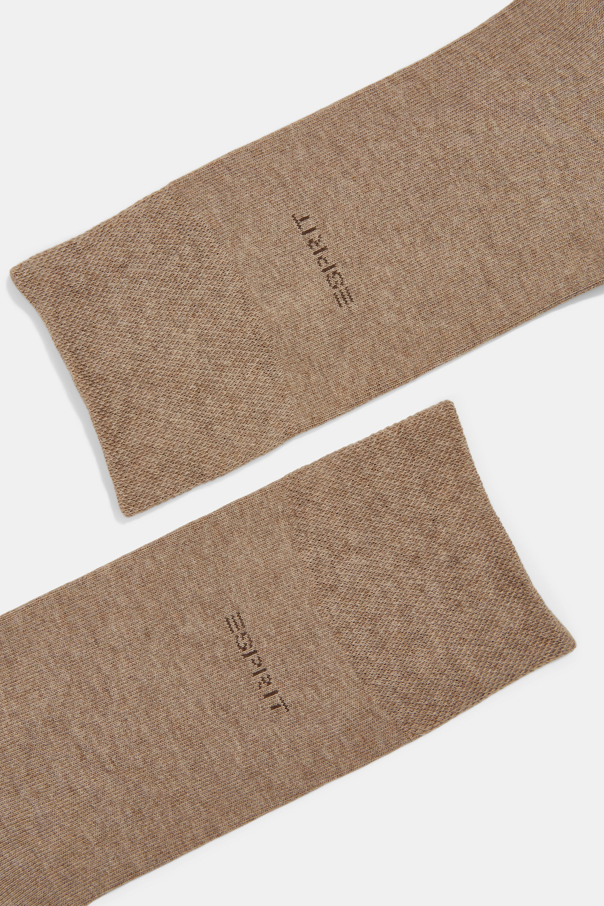 Lot de 2paires de chaussettes à bord souple en coton biologique mélangé