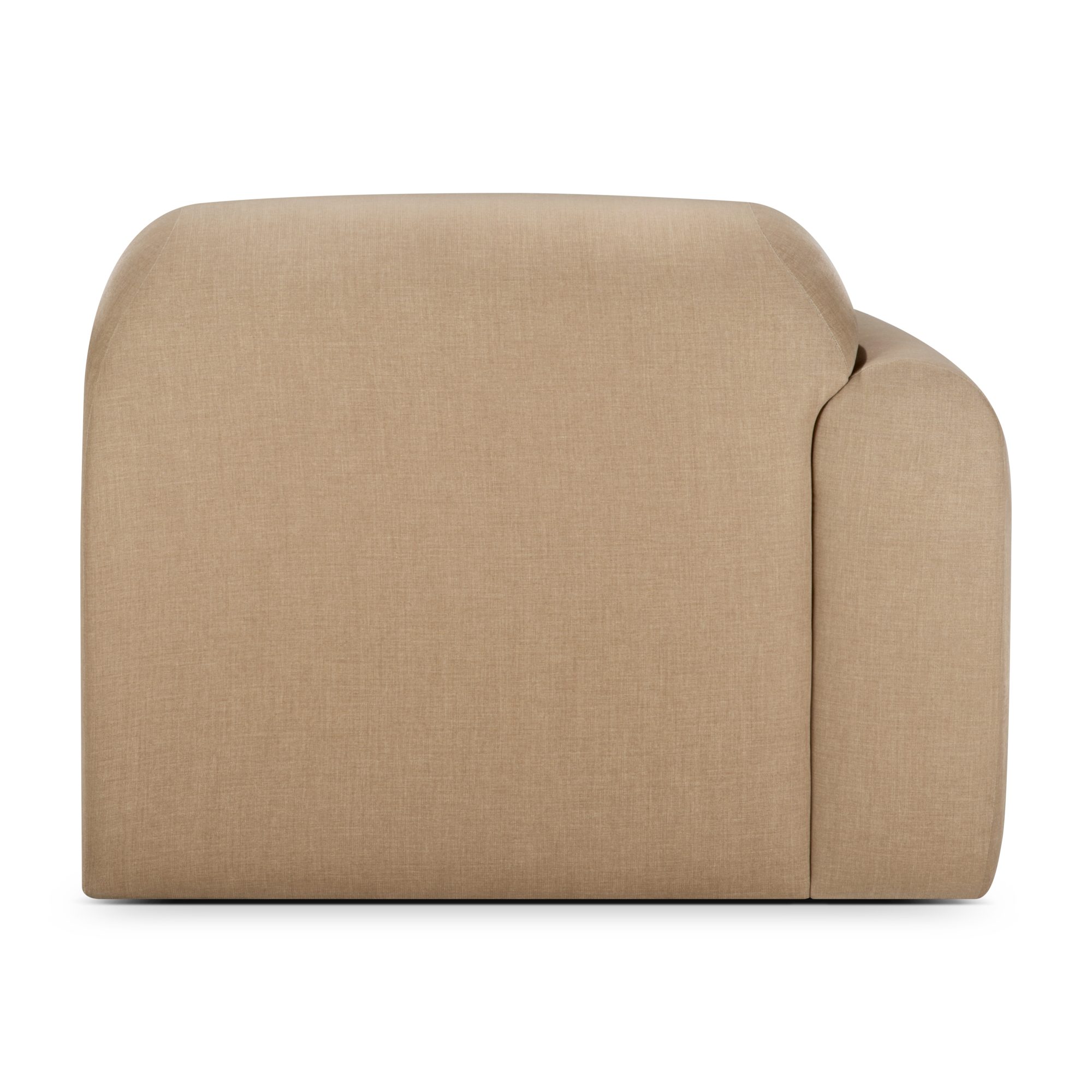 Bulky modulaire sofa - rechter hoek - light sepia