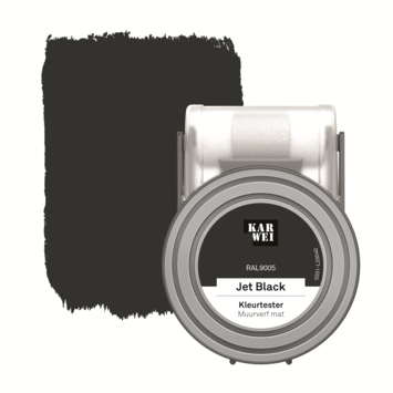 KARWEI Kleurtester muurverf mat 55ml jet black