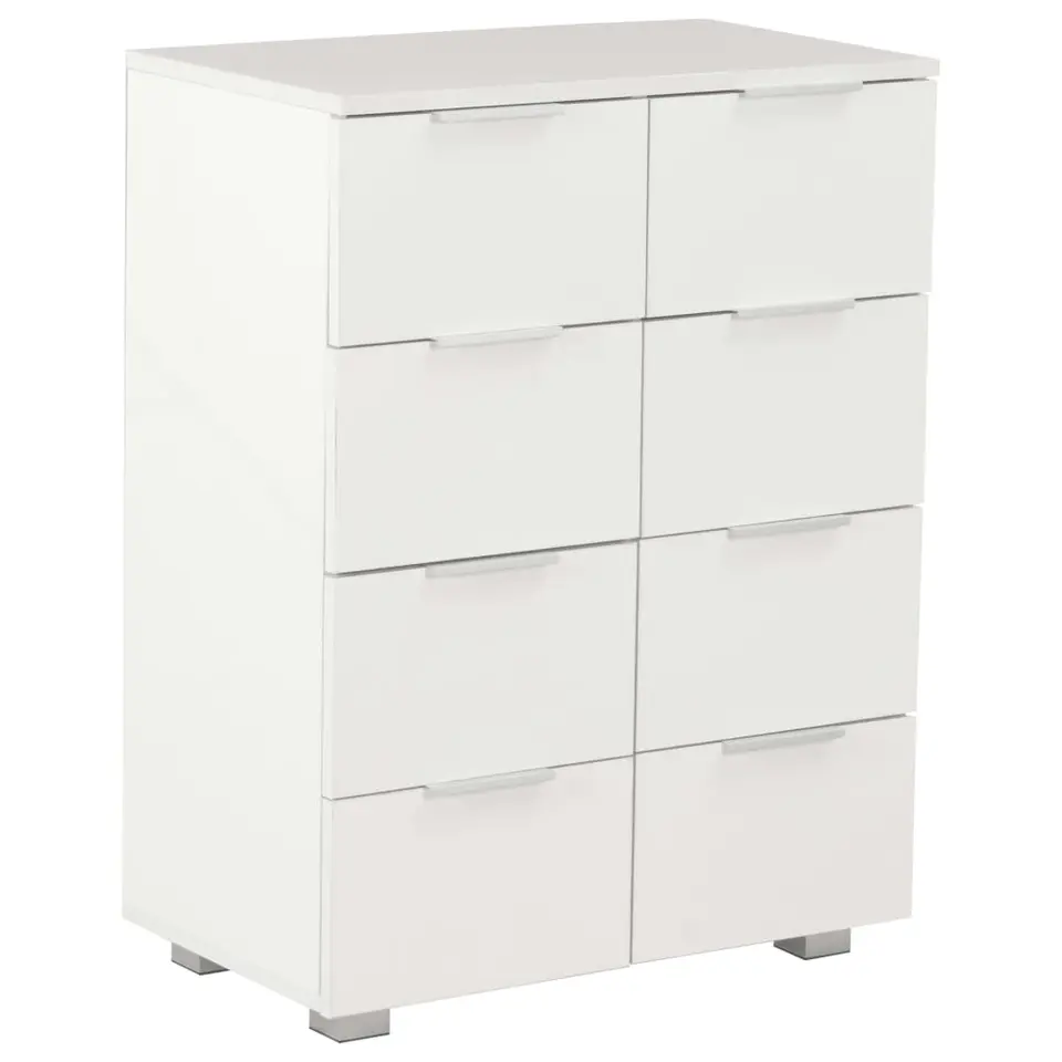 vidaXL - Dressoir - Wit - Bewerkt hout
