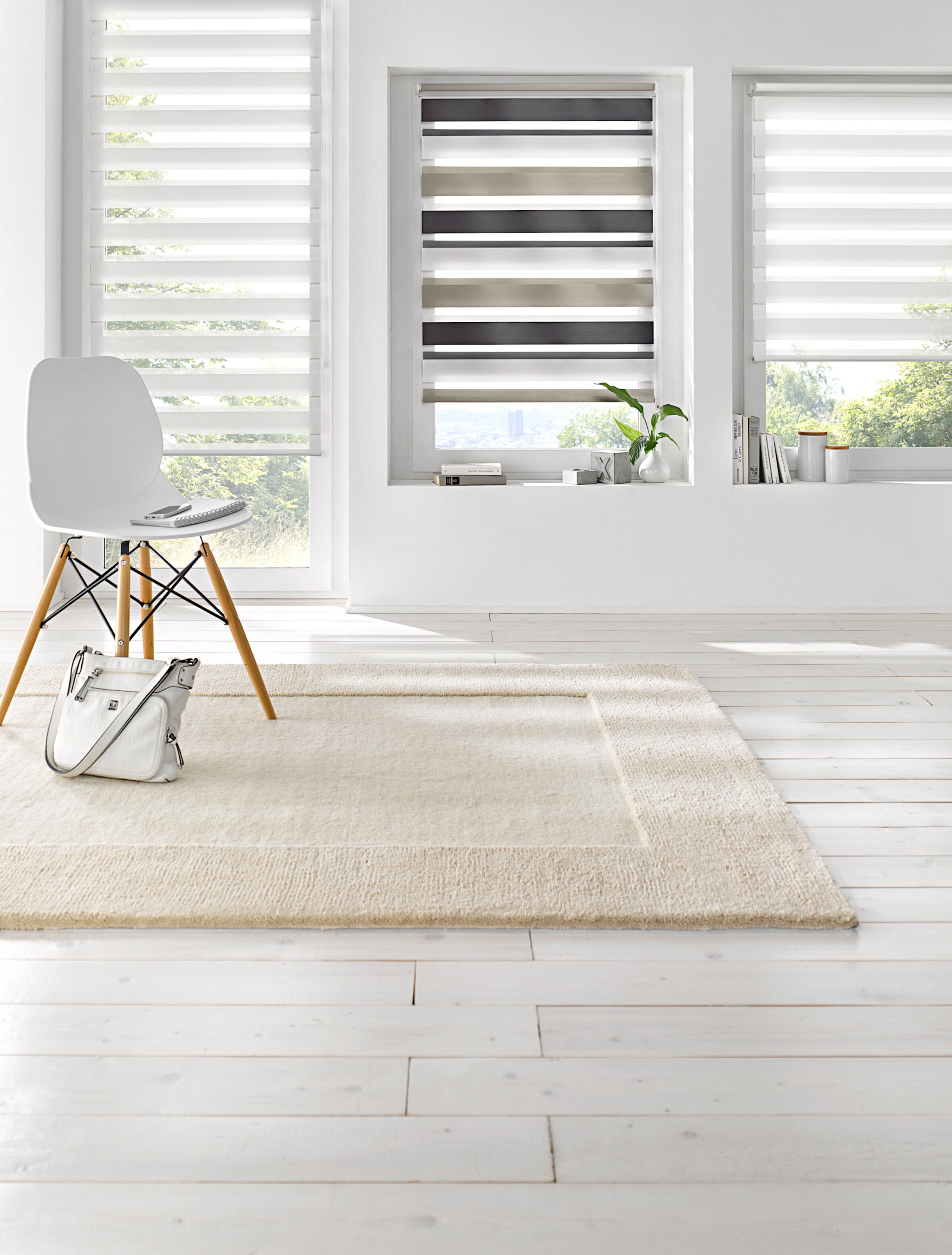 heine home Doppelrollo in weiß
