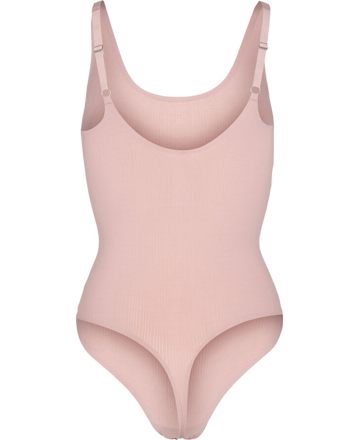 Wolford Beauty Cotton Bodysuit Powder pink