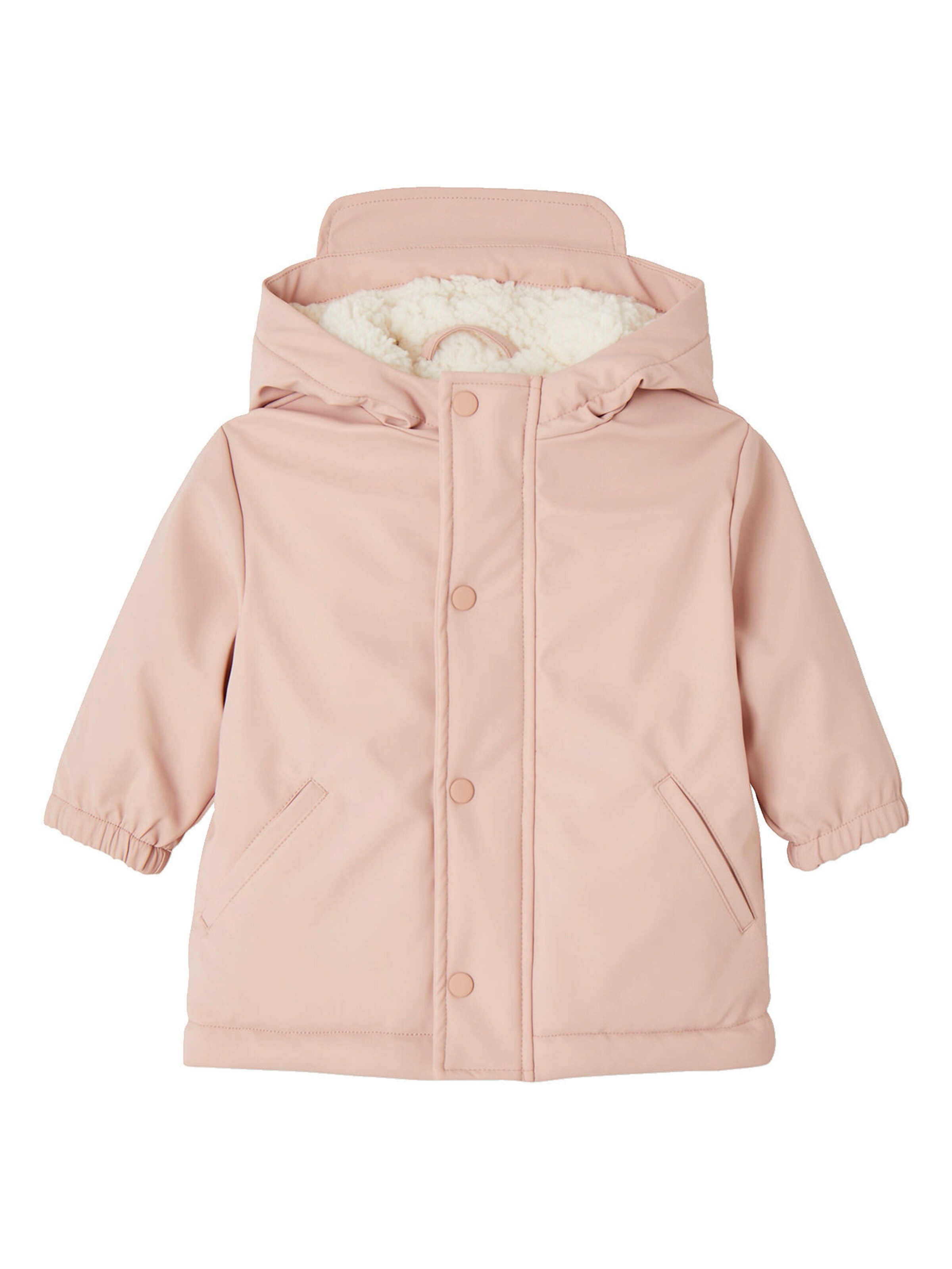 Vertbaudet Baby-Set: Regenjacke & Matschhose mit Recycling-Polyester pudrig rosa