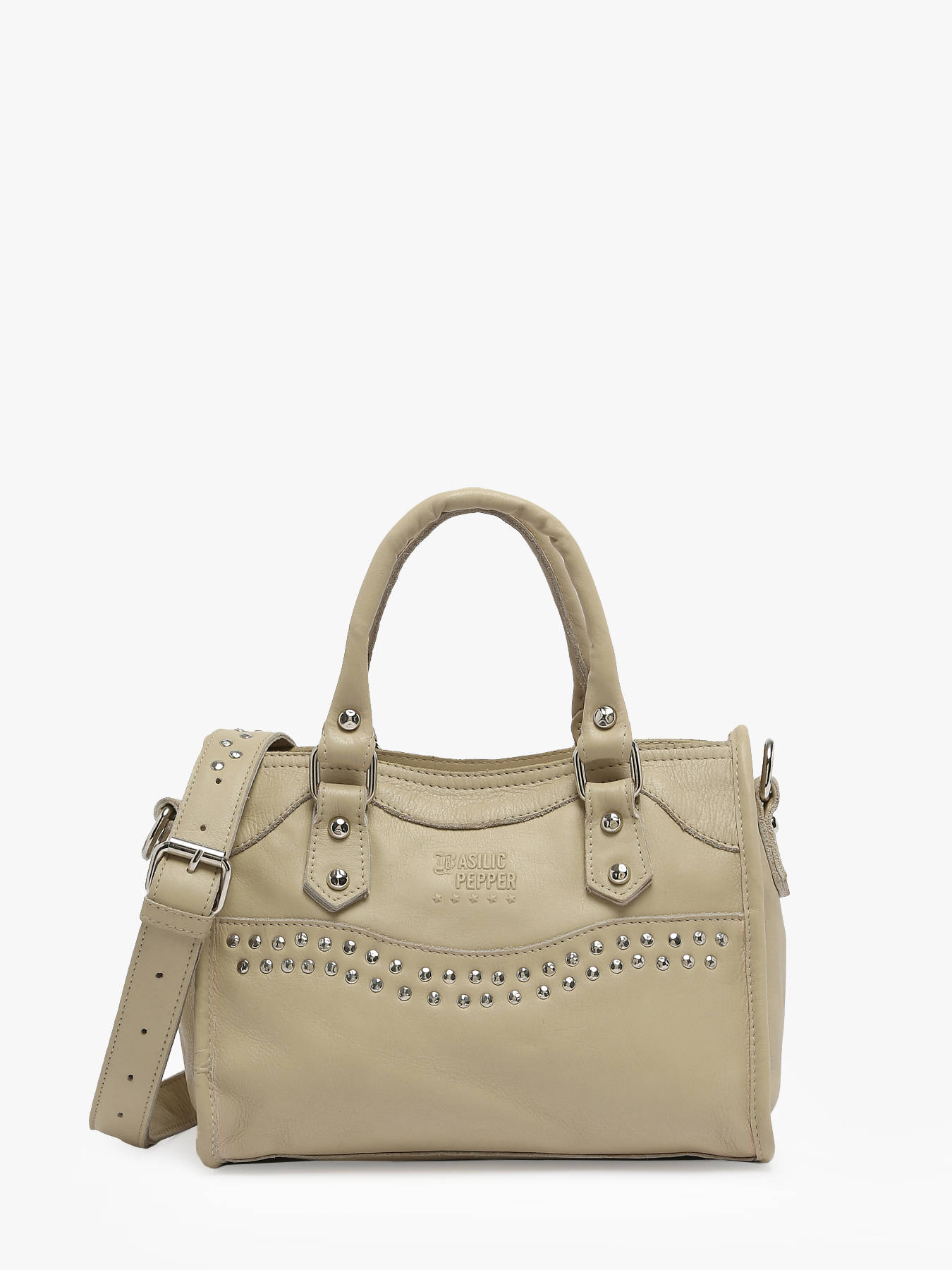 Sac bandoulire Glam cuir BASILIC PEPPER