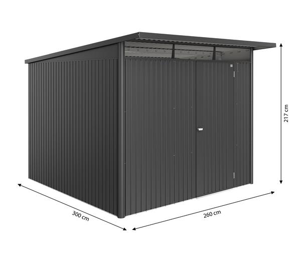 Biohort Metallgerätehaus AvantGarde ECO A7,