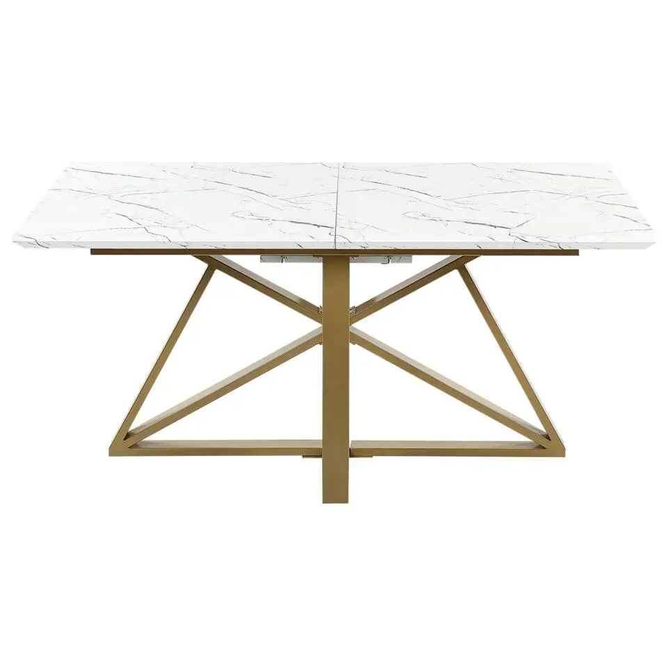 MAXIMUS - Eettafel - Wit - MDF
