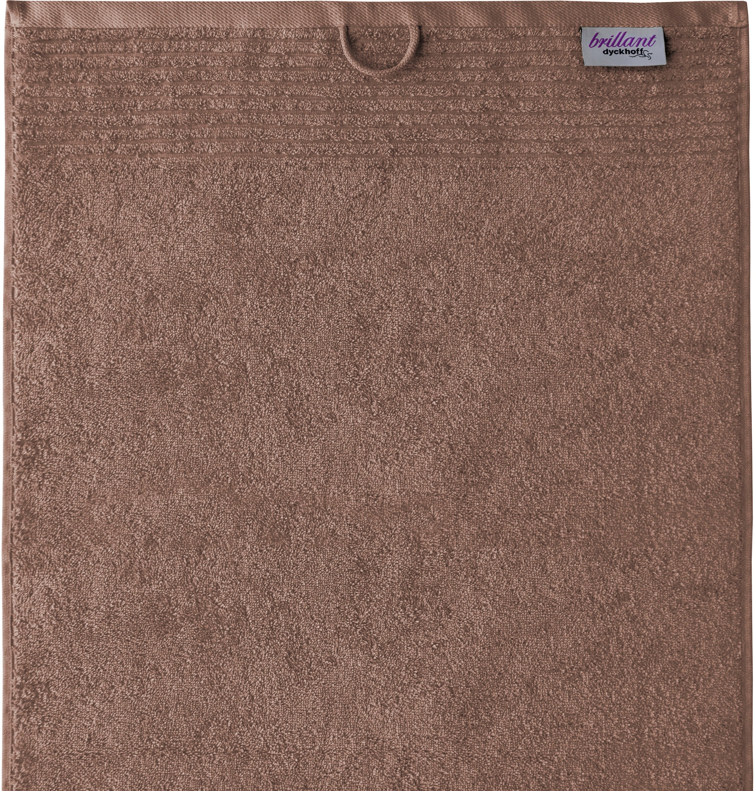 Dyckhoff Handtuch Set »Brillant« Set 6 Stk. Walkfrottee mit Streifenbordüre;4 Handtücher (50x100cm), 2 Duschtücher (70x140cm)