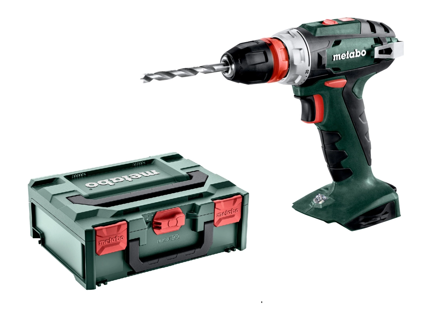 Metabo BS 18 Quick 18V Li-Ion accu boor-/schroefmachine body in Metabox