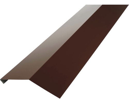 PRECIT gootbeugel zonder druiprand, chocoladebruin RAL 8017, 2000 mm x 90 mm x 108 mm