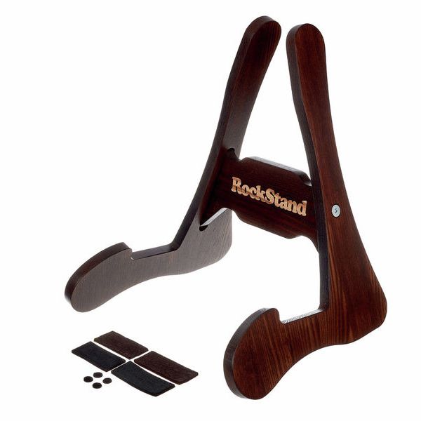 RockStand Wood A-Frame Stand Brown Oak