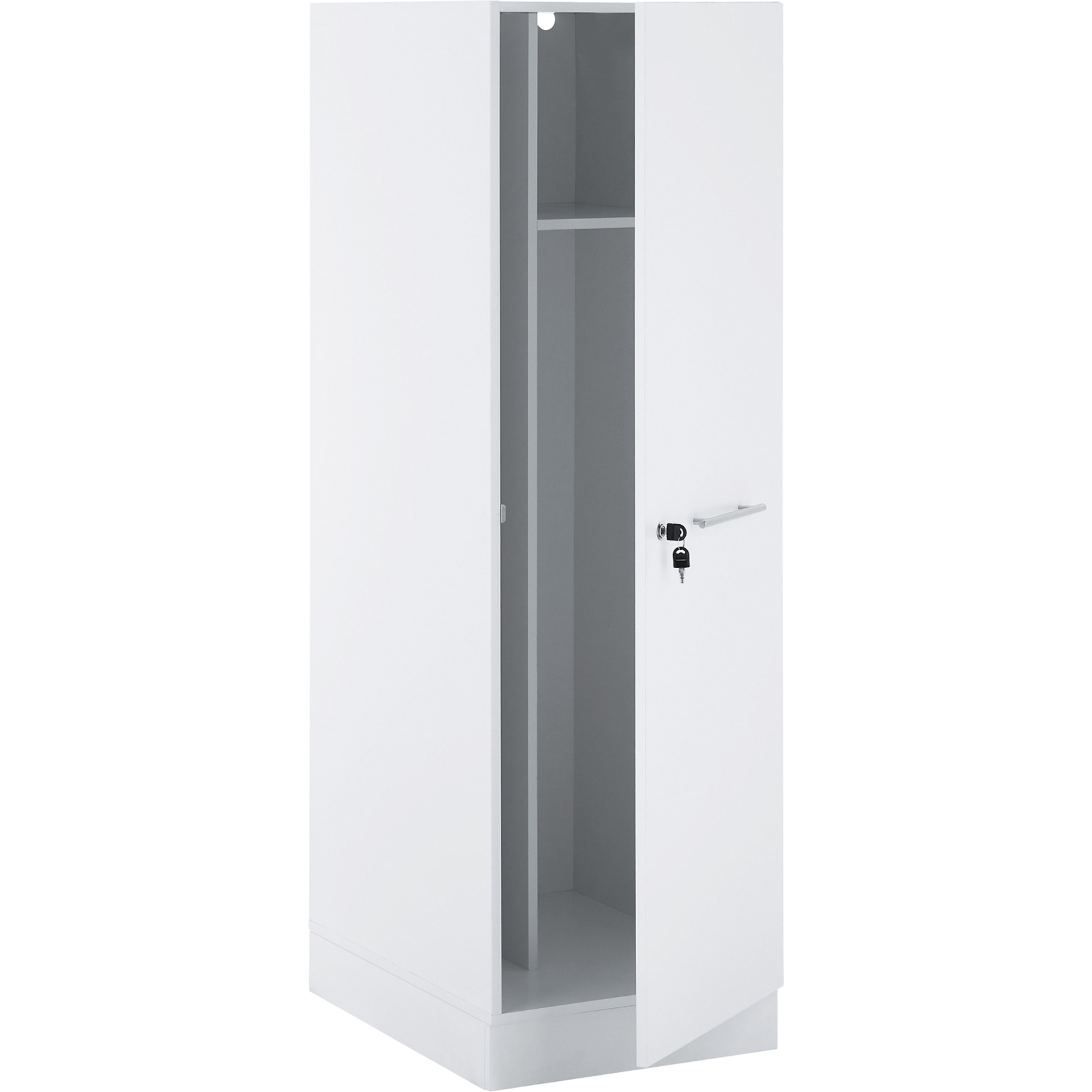 Hochschrank Laundreezy melamin weiss matt 50 x 162 x 67,5 cm
