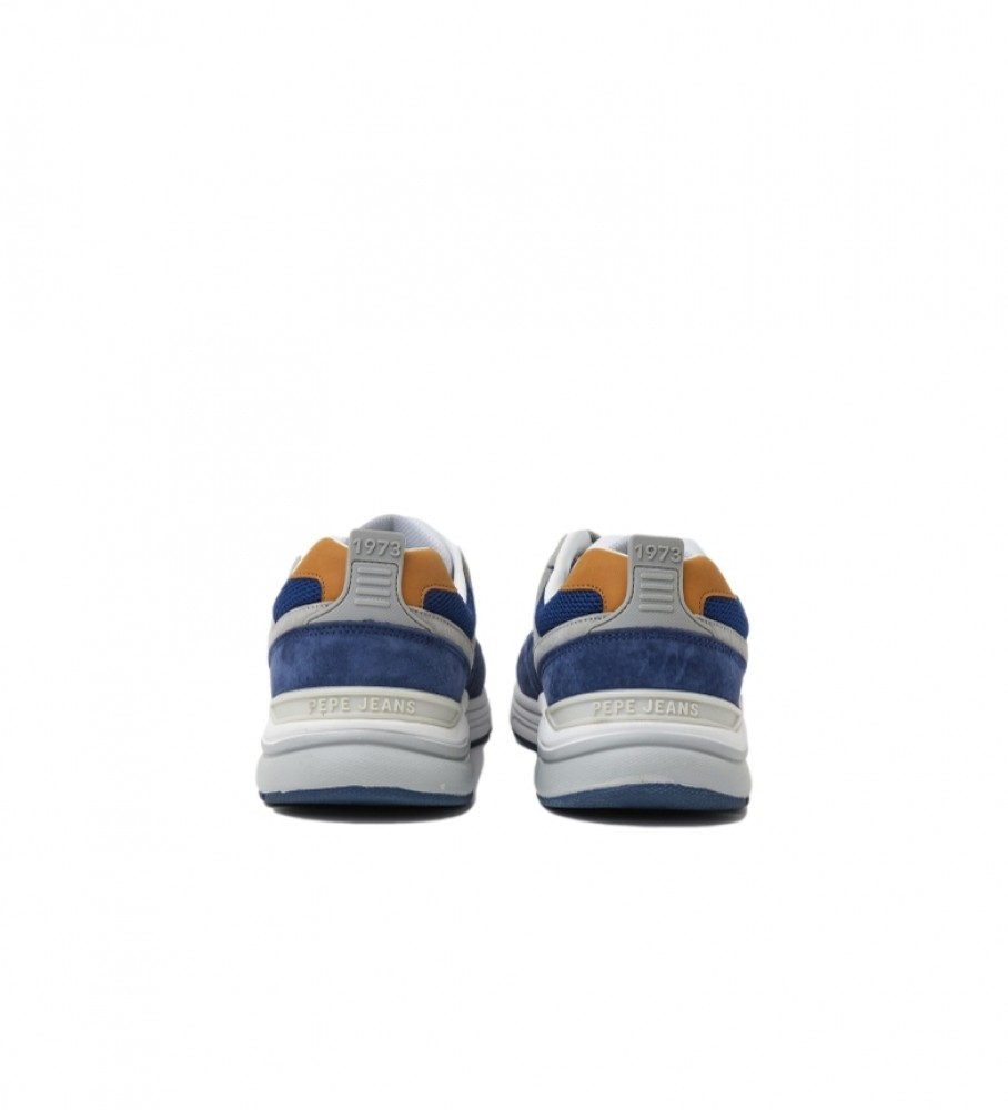 Tênis Pepe Jeans Dave Urban de couro combinado azul