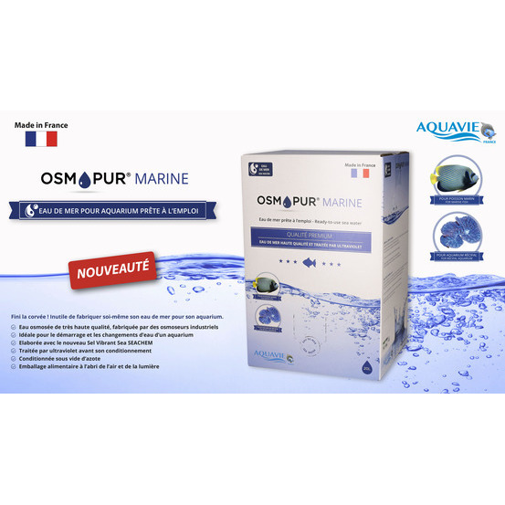 Eau prête à l'emploi osmopur Marine 20 L