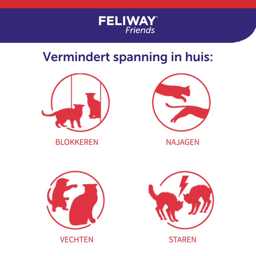 Feliway FriendsNavulling3 x 48 ml