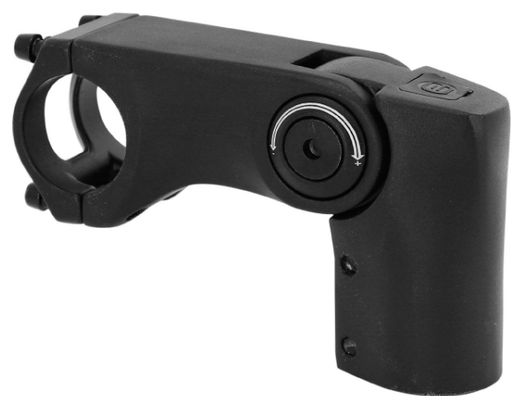 POTENCE VTT -URBAIN-TREKKING ERGOTEC REGLABLE SEPIA REHAUSSE ALU NOIR 31.8  L 90mm POUR FOURCHE 1 1-8 (HOMOLOGUE NIVEAU 4)
