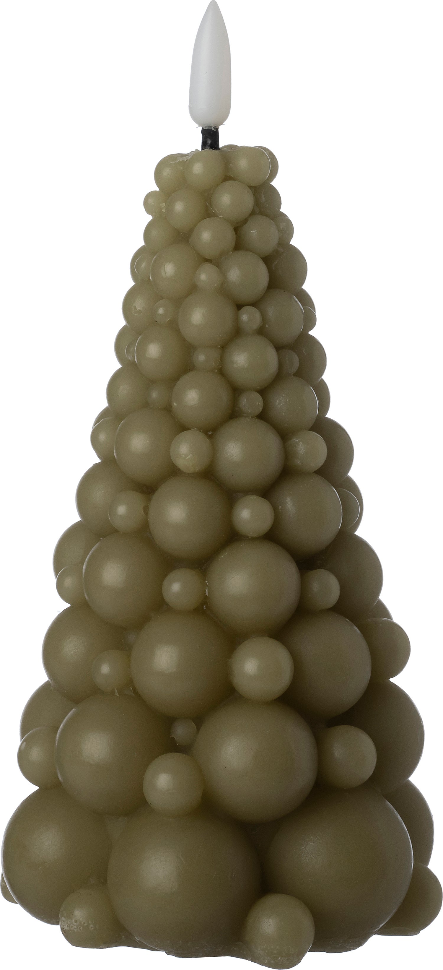 Intratuin LED stompkaars Bono kerstboom groen D 8,5 H 14,5 cm