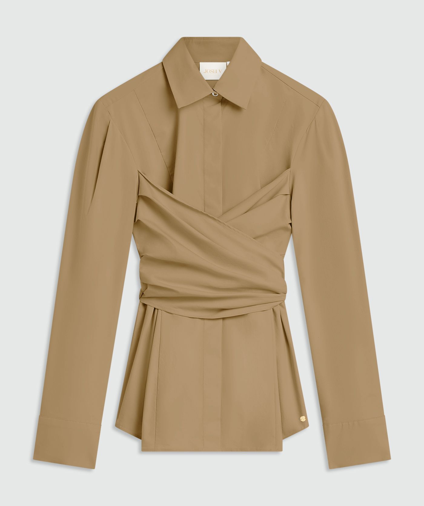 JV-LUANN fitted blouse - khaki