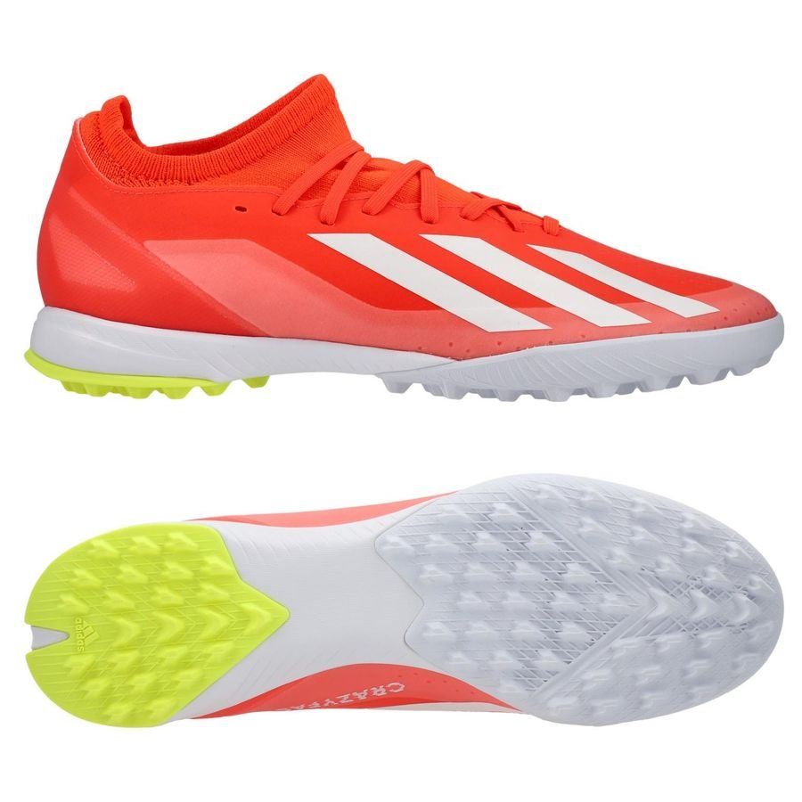 adidas X Crazyfast League TF Energy Citrus - Rouge/Blanc/Jaune