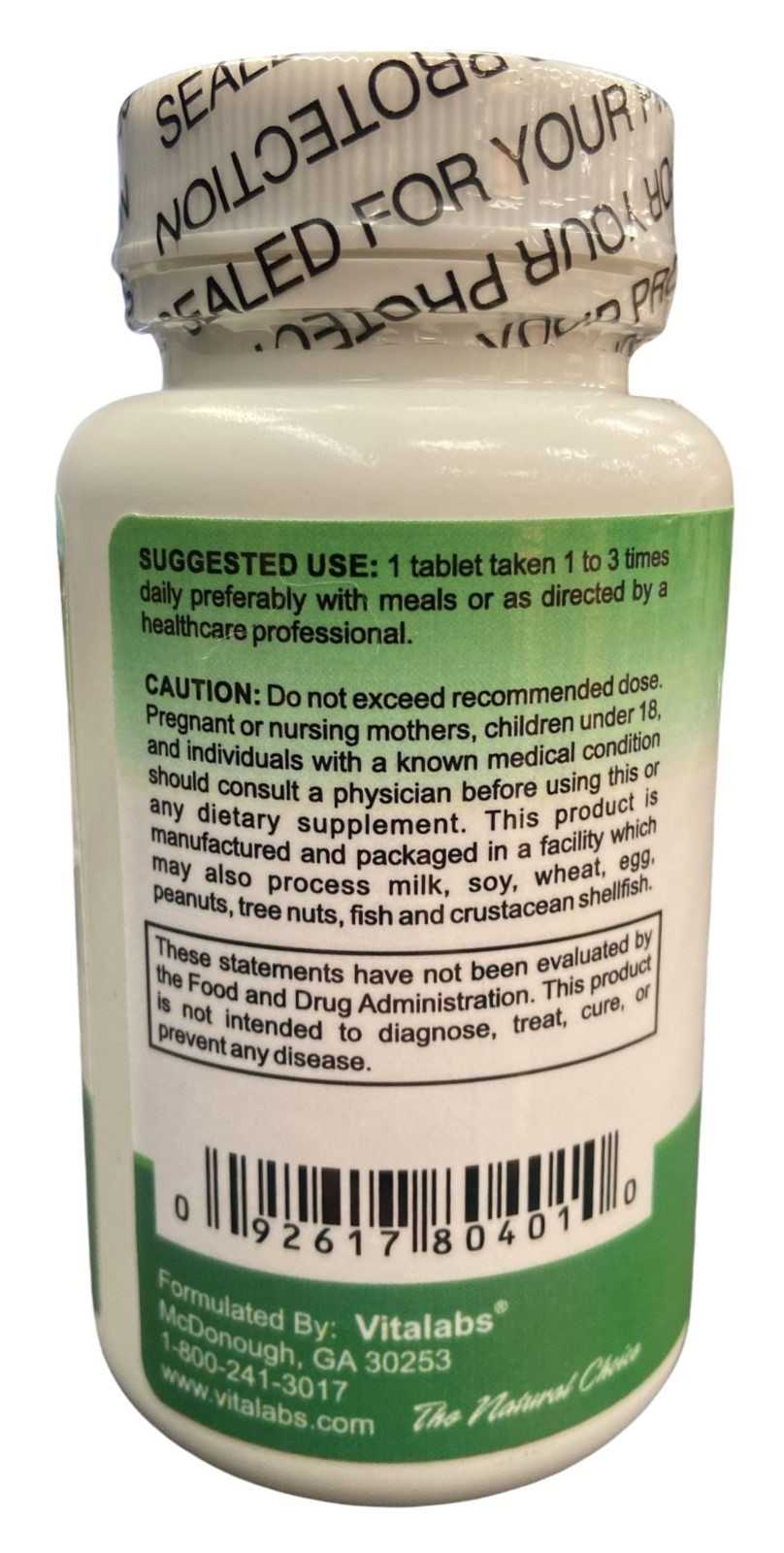 Vitalabs Complexo de Cardo Mariano 450 mg 60 comprimidos